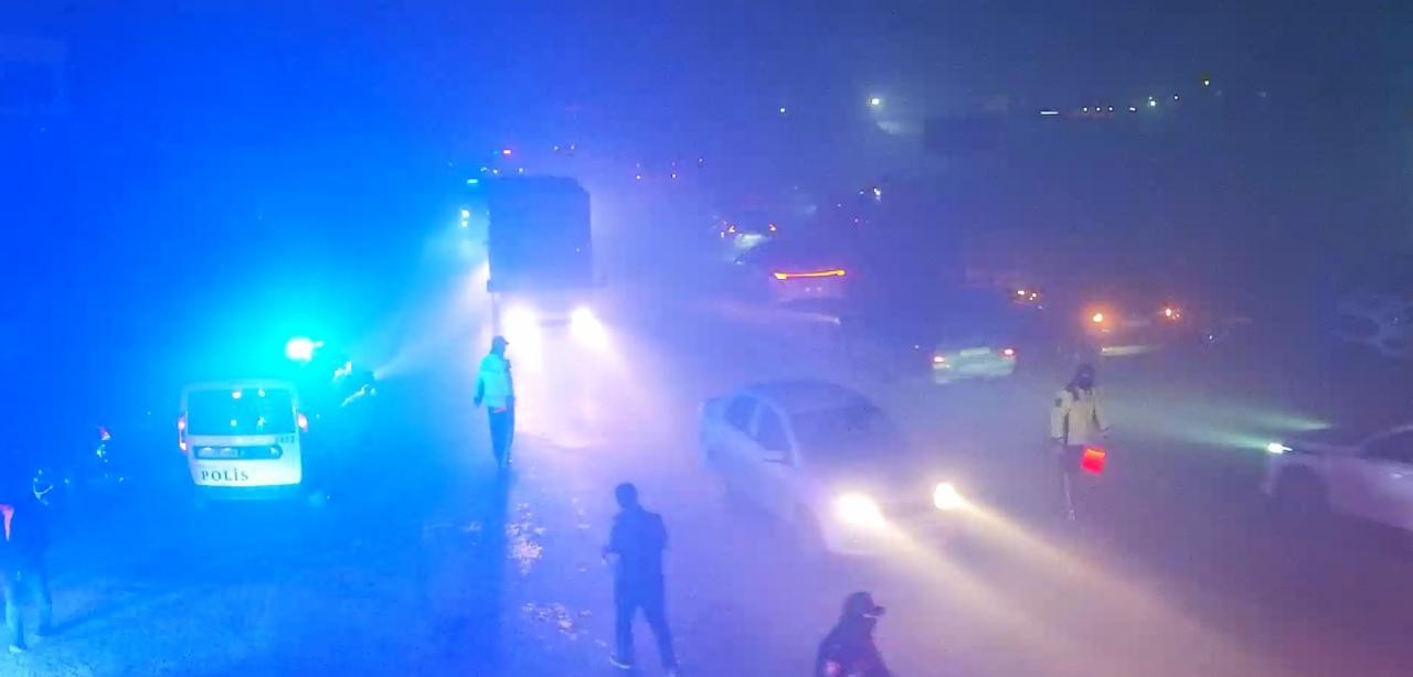 Polis yanğın baş vermiş ərazidə nəzarəti gücləndirdi - FOTOLAR